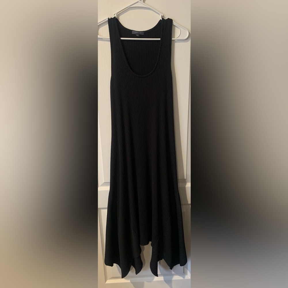 MADISON Maxi Dress for Women - Black Asimetrical Size - L